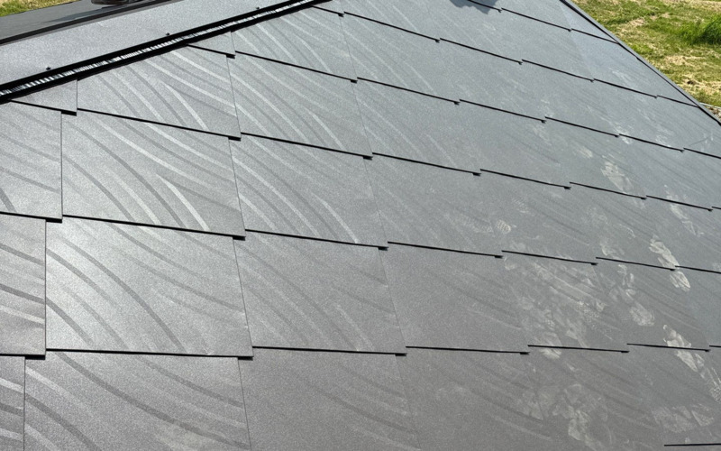 Diamond metal roofing