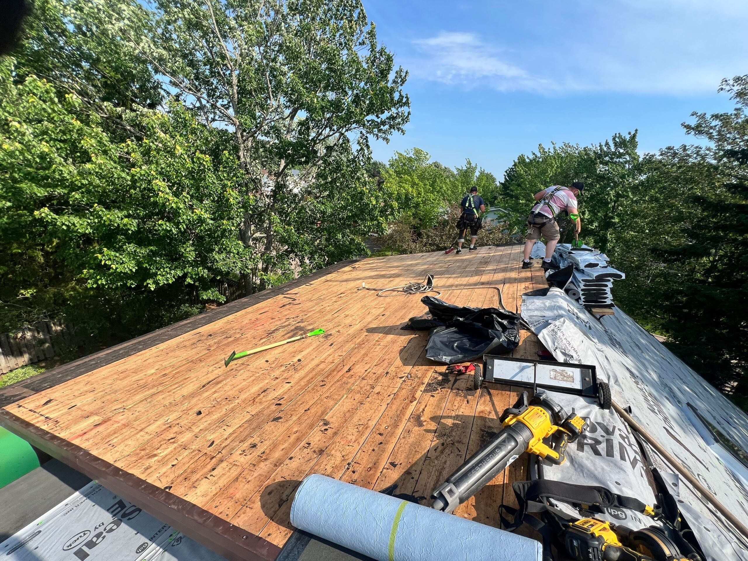 Shingle roofing project