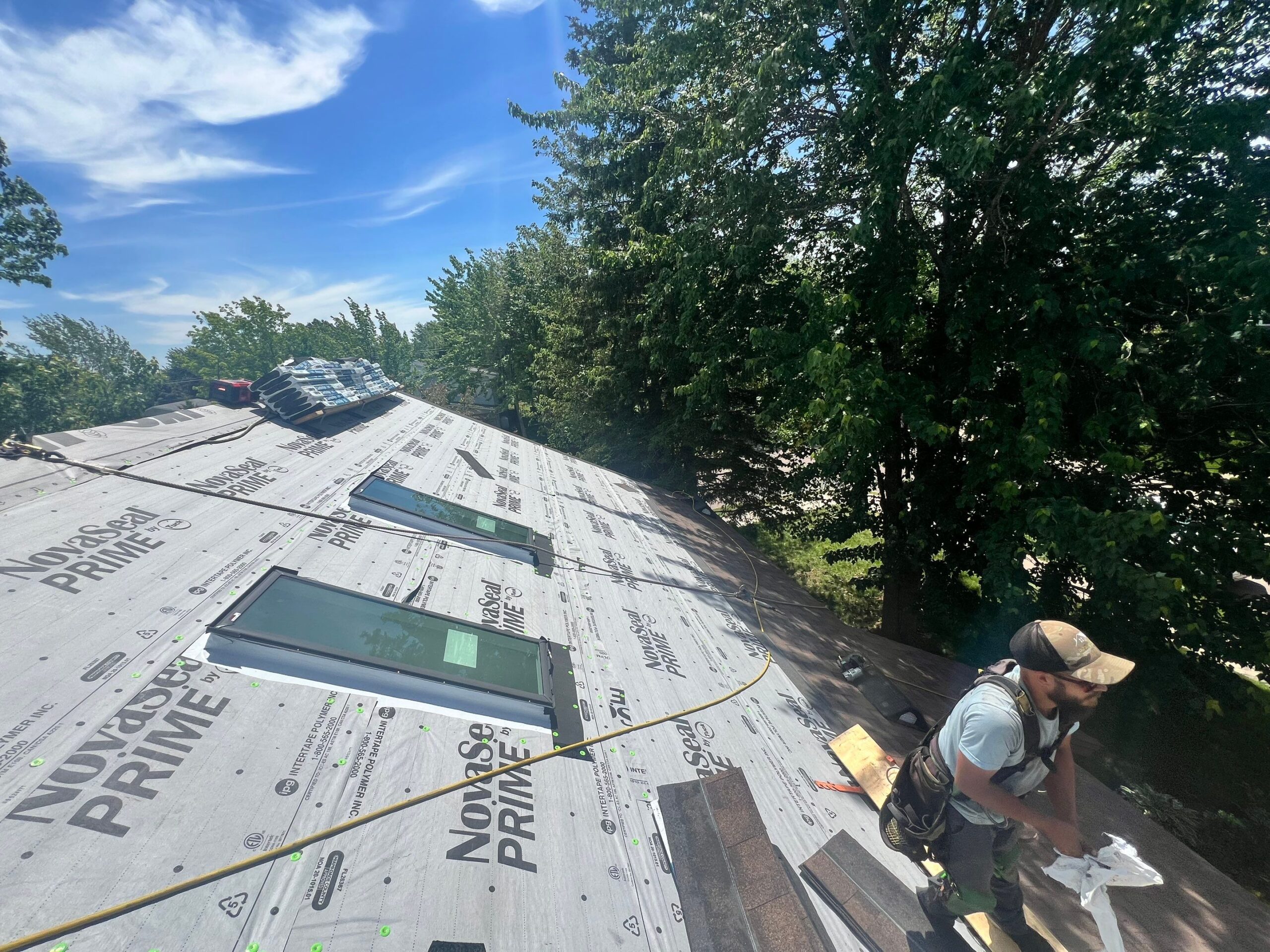 Shingle roofing project