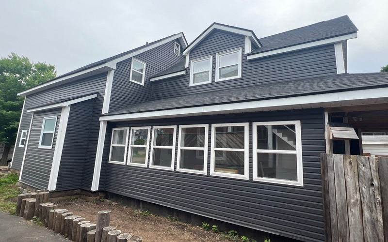 Siding and Shingle Roof