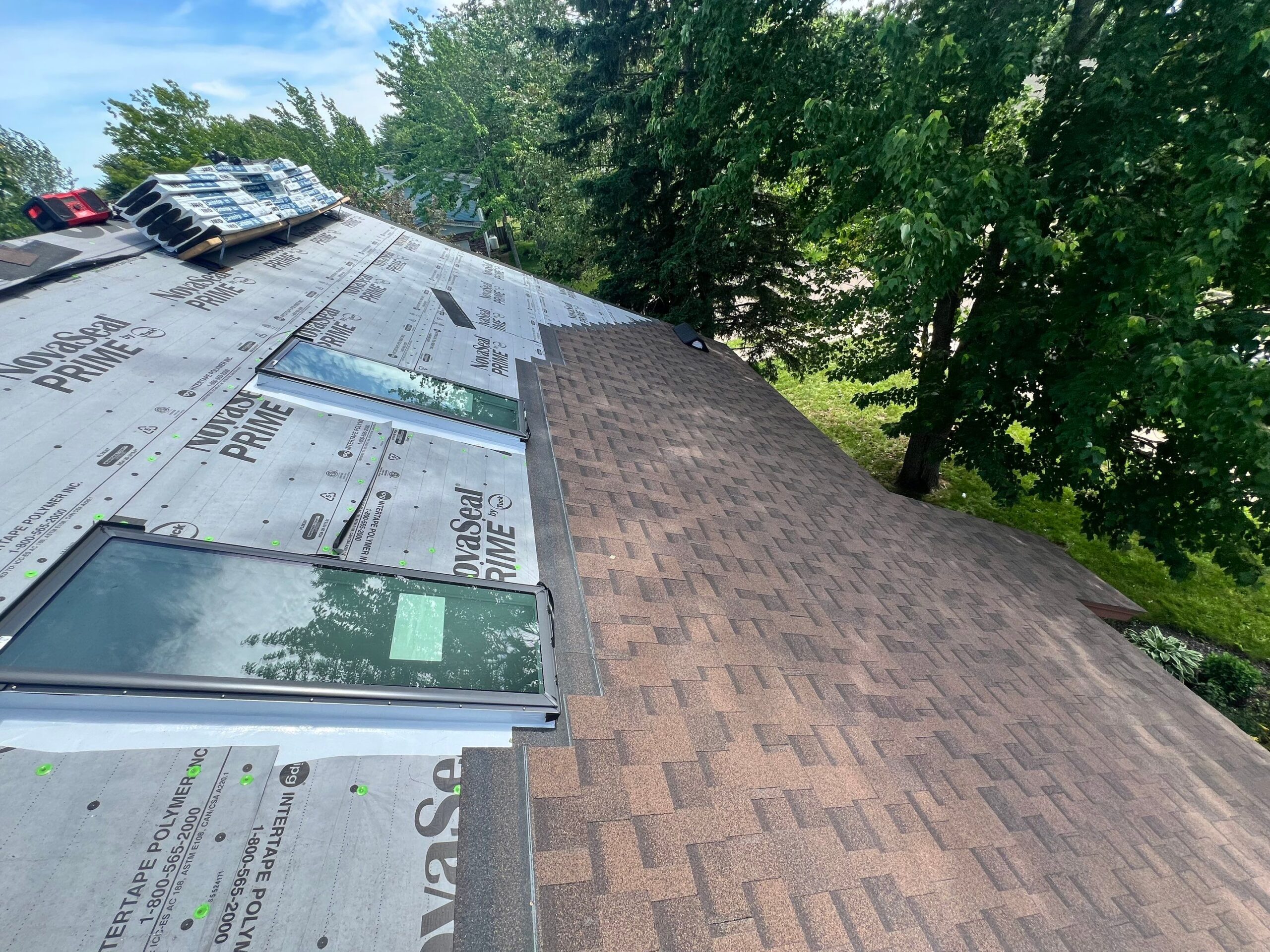 Shingle roofing project